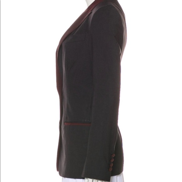 🚫SOLD🚫 Dolce & Gabbana Charcoal/Wine Blazer IT 42 EUC - Picture 3 of 6